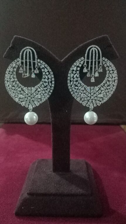 Eternal Sparkle Danglers – Timeless Glow, Endless Grace