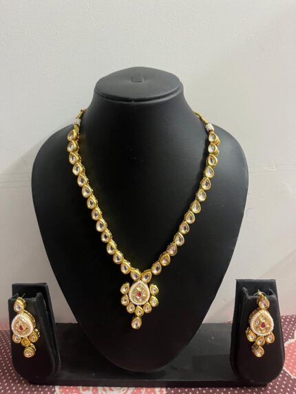 Rajwada Kundan Longline Set