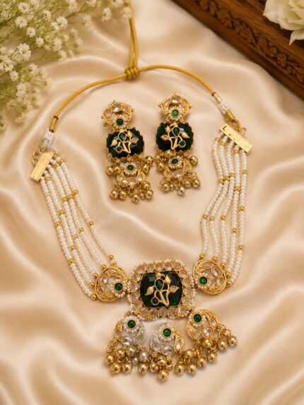 Gulnaar Pearl Choker Set